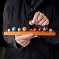 Natural Crystal Round Original Stones Nine Planets Of The Solar System Crystal Balls Set Nice Gift F