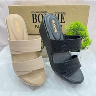 BONNIE CCE8008B WEDGES WOMEN DOUBLE STRAP