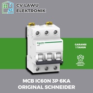 MCB 3P Schneider 3 Phase IC60N 6A 10A 16A 20A 32A 40A 50A 63A Original India
