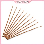 JIAUTING Bamboo Spoon Ear Pick Tool Polishing Round Bamboo Handle Ear Cleaner Ear Clearner Tools JIA