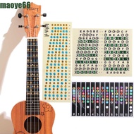 MAOYE Guitar Note Sticker Guitar Accessories Portable Fingerboard Stickers Musical Scale Electric Gu