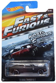 Hotwheels '70 Dodge Charger R/T, Fast & Furious 3/8 [Black]