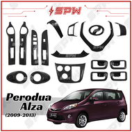 Perodua Alza (2009-2013) Interior Accessories Decoration Carbon Fiber CF Look Trim Panel Switch Cove