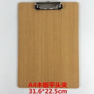 Daily New Arrival/A4 Wooden Board Flat Head Clip High-Density Folder Board Office Menu Disease Recor