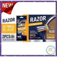 Grabbit Triple Blade Razor Disposable Razor Men Shaver Pencukur