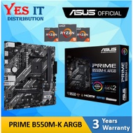ASUS PRIME B550M-K ARGB AM4 MATX MOTHERBOARD + AMD RYZEN AM4 PROCESSOR