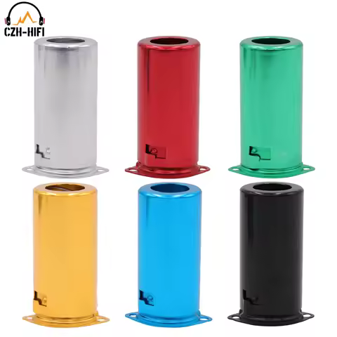 1pc 55mm Vacuum Tube Shield Protector Aluminum Cover for 12AX7 12AT7 12AU7 ECC83 6DJ8 5670 6922 5670