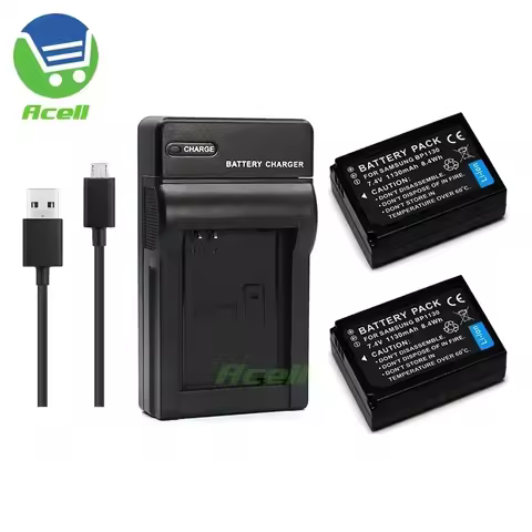 USB Charger or BP1130 BP1030 Replace Battery for SAMSUNG NX500 NX1000 NX1100 NX2000 NX200 NX210 NX30