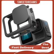 Silicone Case for Gopro Hero 13 Battery Side Cover + Lens Cap + Lanyard Full Protective Cover Sleeve