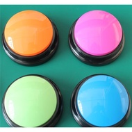Color Voice Recording Button Dog Cat Buttons Talk Training For Communication Pet Training Buzzer Rec