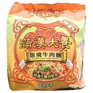 滿漢大餐 台灣蔥燒牛肉麵(187GX3小包裝) 到期日 2026-12-1