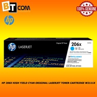 HP 206X High Yield Cyan/Yellow/Magenta Original LaserJet Toner Cartridge W2111X/W2112X/W2113X