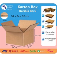 Cardboard Box New Cardboard/ 34 x 34 x 52, Thickness -+ 7mm