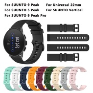 22mm Silicone Sport Strap For SUUNTO 9 Peak Pro Replacement Bracelet  For SUUNTO 5 PEAK Vertical Wri