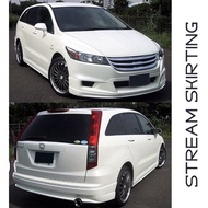 Honda stream 2008 2009 2010 H style bodykit body kit front side rear skirt lip rn6 rm7 rn8