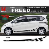Latest Honda Freed door stickers, Honda Freed Racing stickers, Honda Freed accessories, YAW