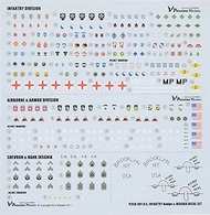 Passion Model 1/35 WWII U.S. Army Decal Set Plastic Model Decals P35D-001