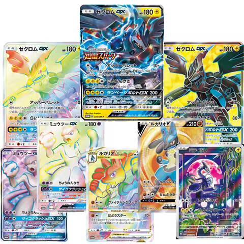 Diy Pkm Tcg Cards Sv-P Battle Japanese Korean Chinese Version Victini Winner Ex Mewtwo Ex Pikachu Co