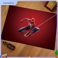 Cartoon Spiderman Rug Anime Floor Mat Door Mat Bathroom Mat Non-Slip Mat Home Living Room Carpet