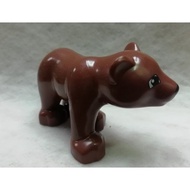 Hot-selling Duplo Brown Bear Insert Large Particle Duplo Dog Bear Black Bear Building Block Accessor