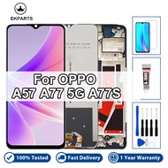 6.56 LCD For OPPO A57 A77 5G A77S PFTM20 CPH2339 CPH2473 Touch Digitizer Assembly Replacement+Tool+G