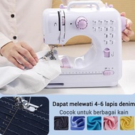 Mesin Jahit Mini Portabel 12 Stitch Pola 1 mesin Jahit Listrik Pakaian Jahit Tangan Mesin Jahit Port