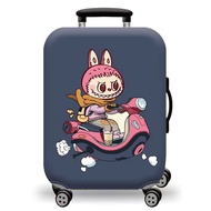 Bọc vali họa tiết hoạt hình dễ thương bé Labubu Baby Three bền đẹp chất vải thun dày co giãn 4 chiều