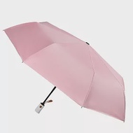 【2mm】100%遮光 純淨風黑膠降溫自動開收傘_ 粉紅