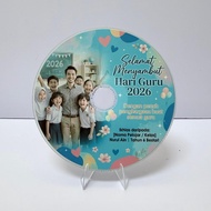 Cenderahati Berbentuk Gambar CD - Custom Gambar & Ucapan
