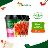 bibigo Noodle Tteokbokki (cup) 120g Bundle of 4