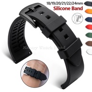 Sport Silicone Watch Strap Quick Release Universal Watch Band 18mm 19mm 20mm 21mm 22mm 24mm Waterpro