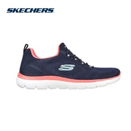 Skechers Women Sport Summits Perfect Views Shoes - 149523-NVNP Memory Foam Machine Washable Vegan Kasut Sneaker Perempuan