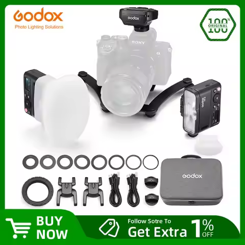 NEW Godox MF12-DK1 MF12 Dental Flash System TTL Flash 2.4 GHz Wireless Control Speedlight for Sony A
