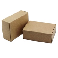 [NEW 2023] 20Pcs Natural Brown Kraft Paper Small Gifts Packaging Box Carton Paperboard Wedding Party DIY Supply Packing Box 67 Sizes