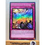 Yugioh! 1x Dimensional Barrier 1st Edition READ DESCRIPTION