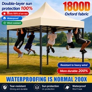 8x8 10x10 10x20Ft Roof Night Market Canopy Camping Tent Khemah Canopy Frame 10x10 White Pole Kanopi 