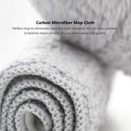 -Cleaning Cloth Head Carbon Fiber Cloth for Deerma Water Mop 360 Rotating