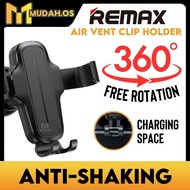 REMAX Air Vent Car Phone Holder 360 Rotating RM-C02 Hp Mobile Fone Holder For Car Bracket Pemegang T