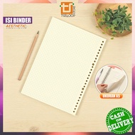 OFM-A106 Loose leaf A5 Refill 60 Sheets Line Binder / Multipurpose Plain Notebook Refill / Aesthetic