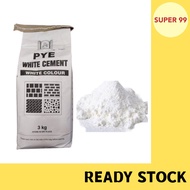 (3 KG) PYE White Cement / Premix 921 Simen Putih for Plastered Wall Fill Tile Gaps Touch Up DIY 白灰