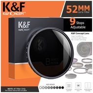 KNF Concept 52mm Lens Filter Variable ND2-400 Fader Filter K&F Concept