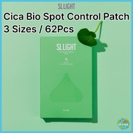 [SLLIGHT] Cica Bio Spot Control Patch 3Sizes 62Pcs | Acne Pimple Patch - Target Acne with Cica Spot 