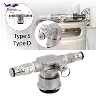 [Simhoa] Discreet Beer Keg Connector, Beer Dispenser, Replacement Component for Craft Beer Dispenser
