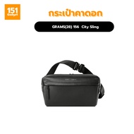 GRAMS(28) 154 City Pack Chest Bag – Pebbled Black-1 Year