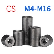 Carbon Steel Extended Cylindrical Nut Welding Screw Connection Nut Thickened and Raised Nut Column M