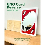 [PDASHOP] 🔴 UNO Card Reverse Mirror Fun Design Unique Home Decor Gift Idea Happy Dopamine Deco Gamer
