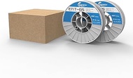 NICETECH, Gasless Flux Cored Welding Wire, Carbon Steel, E71TGS. 030-Diameter, 10 Pounds Spool, Silv