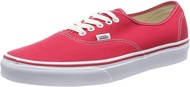 Vans Authentic Unisex Skate Trainers Shoes Red 11 B(M) US Women / 9.5 D(M) US Men