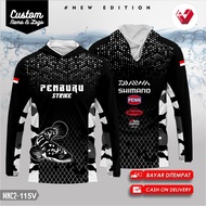 Baju Mancing Mania GRATIS Nama & Logo Bahan Adem & Nyaman Ready Semua Ukuran Bisa COD Proses CEPAT  