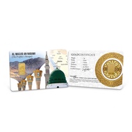 Limited Edition Gold bar 1gram Masjid Nabawi